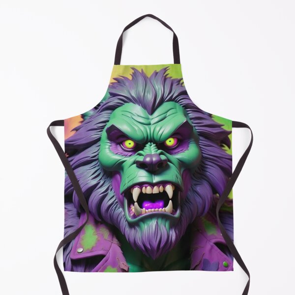 Item preview, Halloween Purple And Green Werewolf Classic Monster designed and sold by GaffaDesigns.
