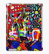 Vinilo o funda para iPad Tres gatos