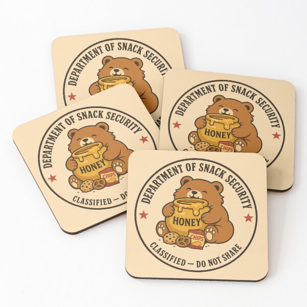 Item preview, Department Of Snack Security Classified Bear Vector Art designed and sold by AbderraimArt.