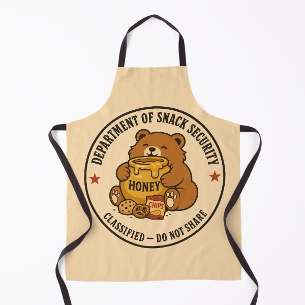 Item preview, Department Of Snack Security Classified Bear Vector Art designed and sold by AbderraimArt.