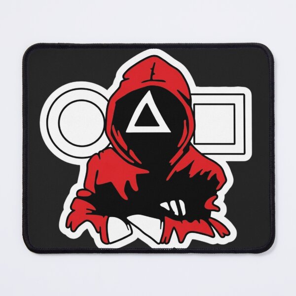 Item preview, Minimalist Squid Game Guard - Triangle Mask Vector Art designed and sold by alalame.