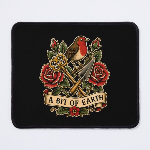 Item preview, The Secret Garden A Bit Of Earth Traditional Tattoo Flash designed and sold by Fenay Designs.