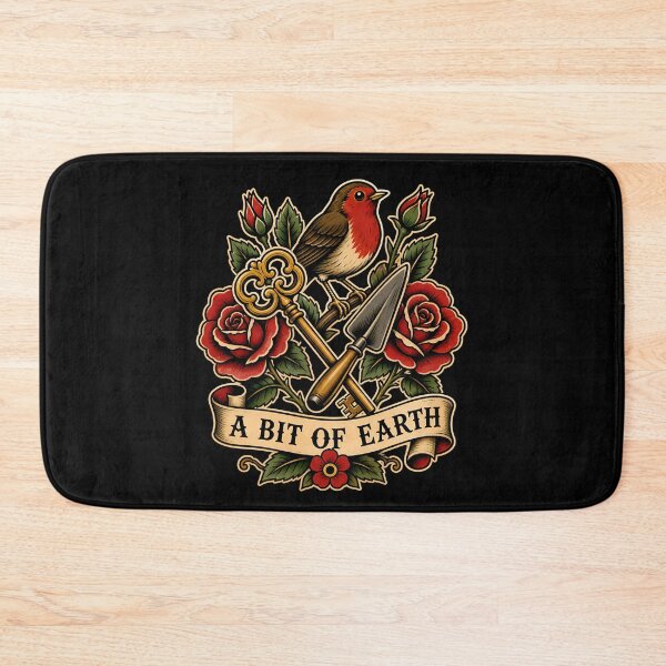 Item preview, The Secret Garden A Bit Of Earth Traditional Tattoo Flash designed and sold by Fenay Designs.