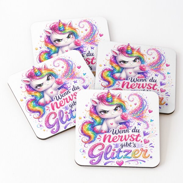 Item preview, If You Annoy Me There Will Be Glitter Unicorn designed and sold by Tinosshop.