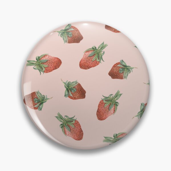 Item preview, Fresh Strawberry Watercolor & Pattern Illustration designed and sold by Adelinejuliebee.