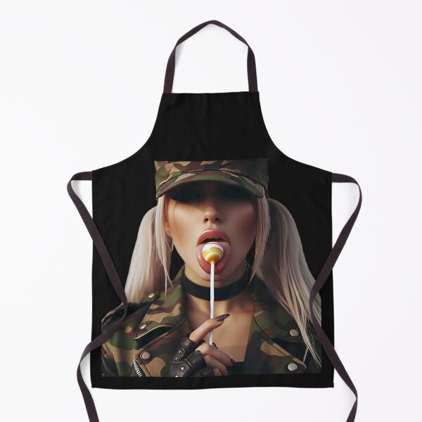 Item preview, Glam Camo Girl Licking Lollipop designed and sold by Voodoo Store Paranormal Collections.