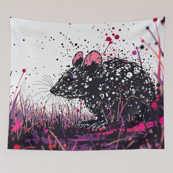 Item preview, Watercolour rat designed and sold by The King's general goods.