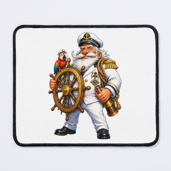 Item preview, Funny Ship Captain designed and sold by AlexLineArt.