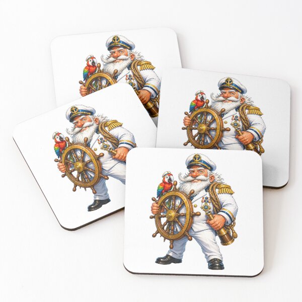 Item preview, Funny Ship Captain designed and sold by AlexLineArt.