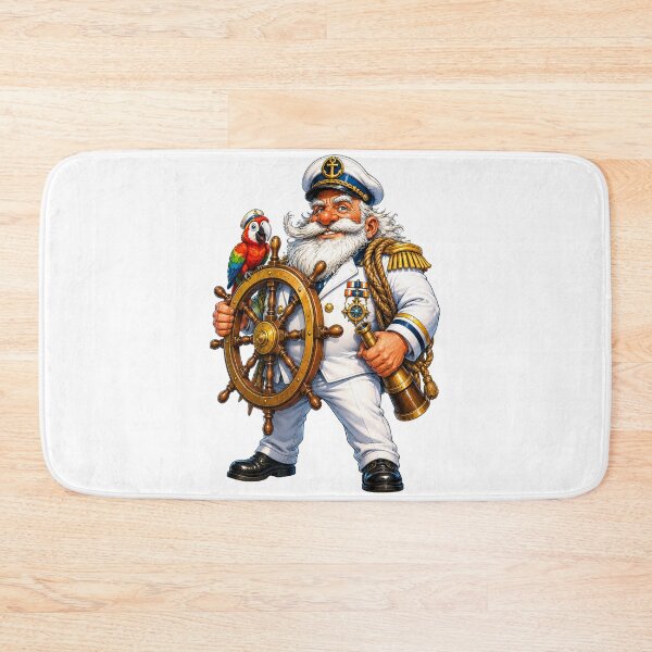 Item preview, Funny Ship Captain designed and sold by AlexLineArt.