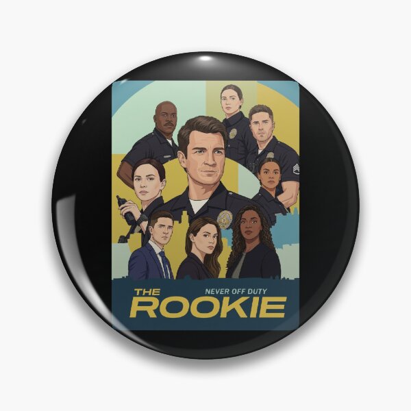Item preview, The Rookie TV Show Cast John Nolan Lucy Chen Tim Bradford Fan Art designed and sold by MakmurMpxgo.