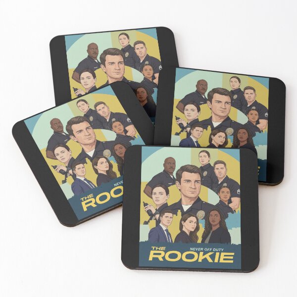 Item preview, Elenco de la serie de televisión The Rookie: John Nolan, Lucy Chen, Tim Bradford (Arte de fans) designed and sold by MakmurMpxgo.