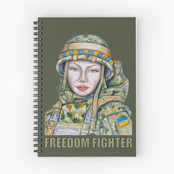 Item preview, FREEDOM FIGHTER - Ukrainian Woman Defender designed and sold by Skayana.
