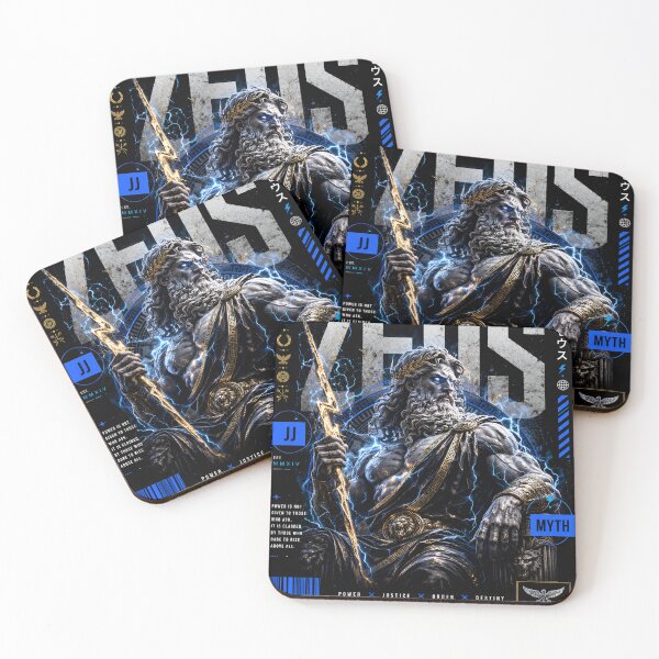 Item preview, Zeus King of the Gods Greek Mythology Streetwear Design designed and sold by RandomArtsByJo.