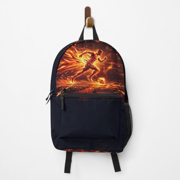 Item preview, Fiery Soccer Player in Motion designed and sold by AnnArtshock.