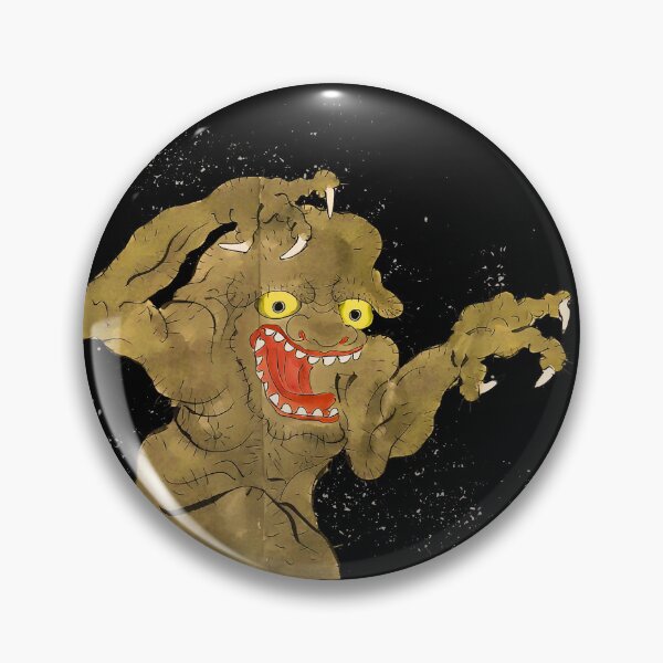 Item preview, Uwan Japanese Scroll Bakemono Zukushi Yokai Monster  designed and sold by TackyTime.