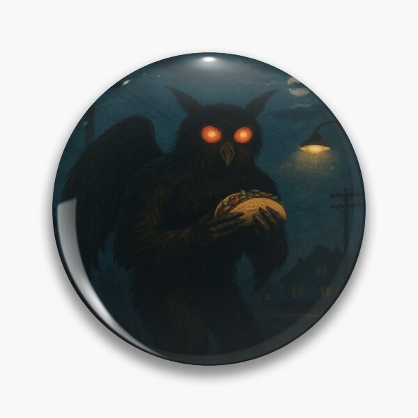 Item preview, Mothman Taco Heist Midnight Cryptid designed and sold by Absurd Cult Co..