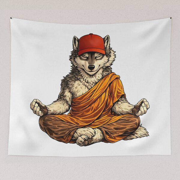 Item preview, Zen wolf designed and sold by Mangurrian Shop.