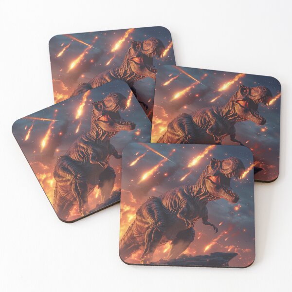 Item preview, T Rex Meteor Extinction Event designed and sold by QuantumDrift.