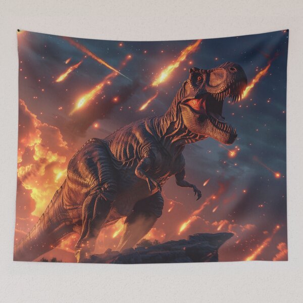 Item preview, T Rex Meteor Extinction Event designed and sold by QuantumDrift.