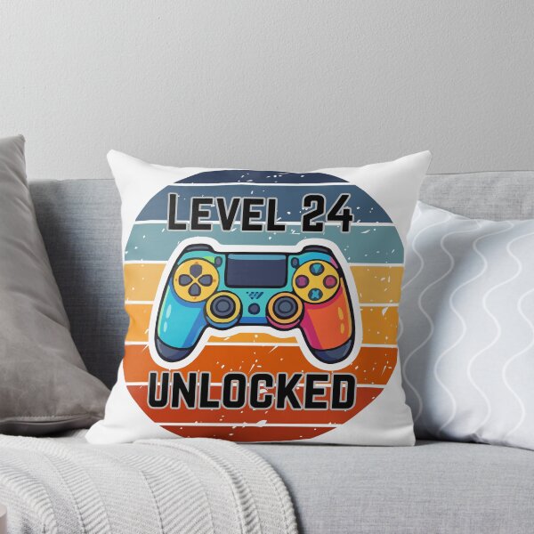 Item preview, Retro Gamer - Level 24 Unlocked designed and sold by MayaCordalia.