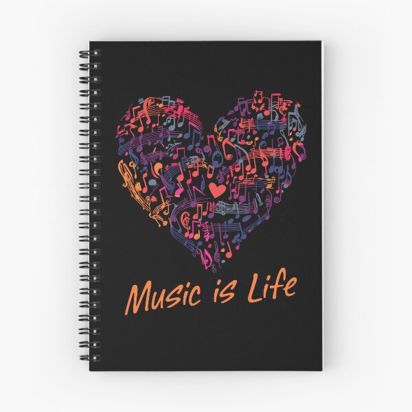 Item preview, Vibrant Symphony Note Heart - Music is Life Artistic Graphic designed and sold by ArthousePromos.