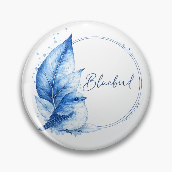 Artikelvorschau, Eleganter botanischer Kreis in Aquarell mit Blaumeisenmotiv | Minimalistische Naturkunst für Blaumeisenliebhaber entworfen und verkauft von Dinaelsherkawy.