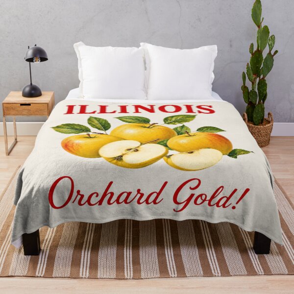 Item preview, Illinois Orchard Gold Apple Harvest designed and sold by The-Drip-Studio.
