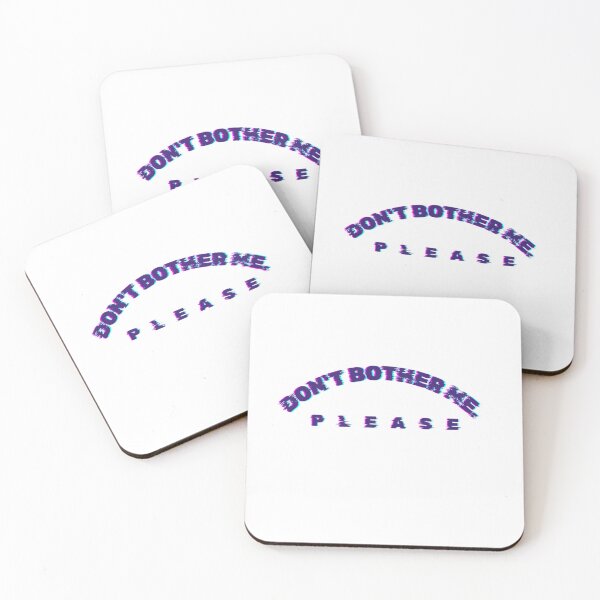 Item preview, Don't Bother Me Please – Glitch Typography Funny Quote T-Shirt Design designed and sold by MB_Artist.