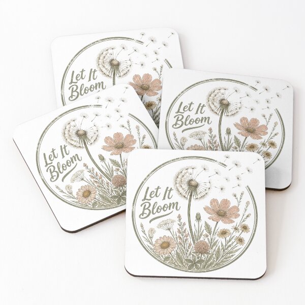 Item preview, Vintage Dandelion Let It Bloom Floral | Retro 70s Wildflower Distressed designed and sold by Innersoul studio.