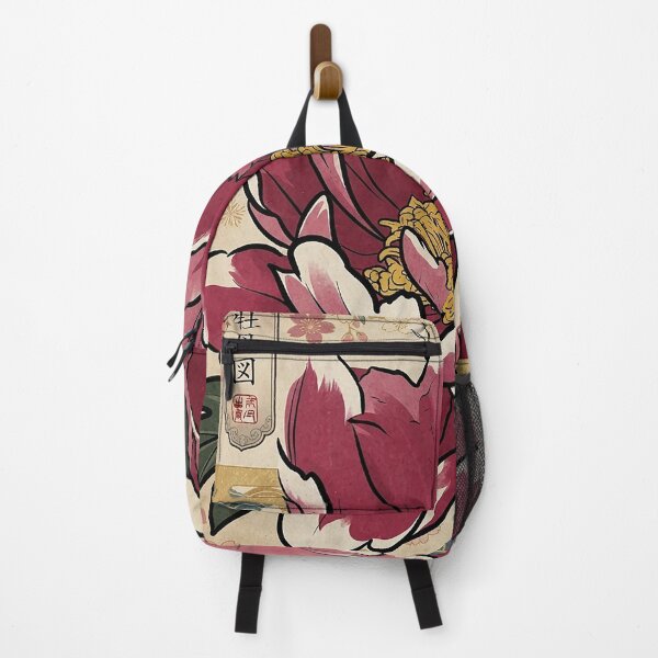 Item preview, Vintage Japanese Style Pink Peony Art designed and sold by Apex_Visuals.