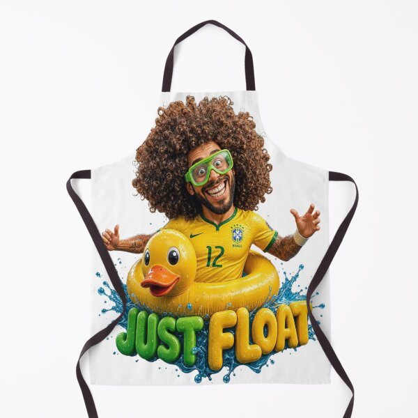 Item preview, Just Float Egyptian Soccer King Big Afro Pool Party Meme designed and sold by mo-carnival.