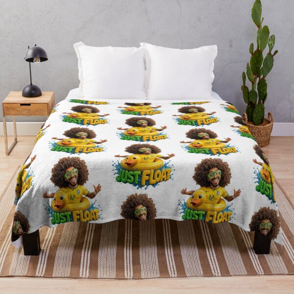 Item preview, Just Float Egyptian Soccer King Big Afro Pool Party Meme designed and sold by mo-carnival.
