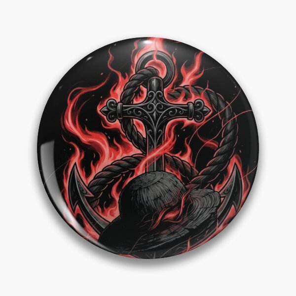 Item preview, Crimson Anchor of the Straw Hat designed and sold by HappyFl.