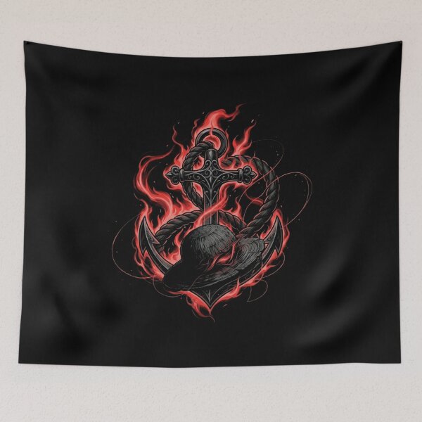 Item preview, Crimson Anchor of the Straw Hat designed and sold by HappyFl.