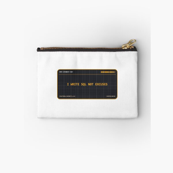 Item preview, I Write SQL Not Excuses Tech Badge designed and sold by Mohammed-Aydan.