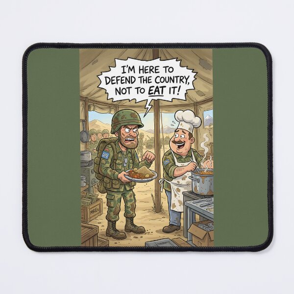 Item preview, Soldier Complaining about Sand in his Food designed and sold by Museum Of Non-Existing Art.