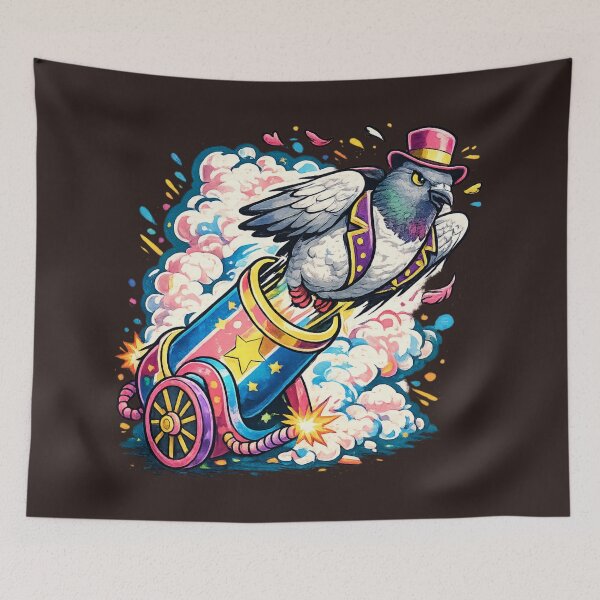 Item preview, Circus Pigeon Shot From Cannon designed and sold by azule1.