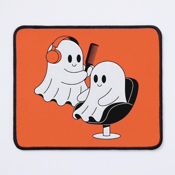Item preview, Cute Ghost Hairdresser Funny Halloween Spooky Salon designed and sold by DariaOltes.