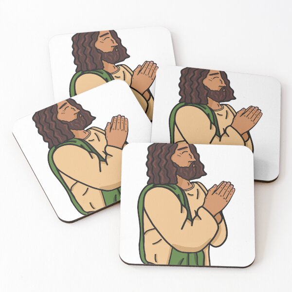 Item preview, He Hears You — Jesus Praying Illustration designed and sold by TheUnraveled.