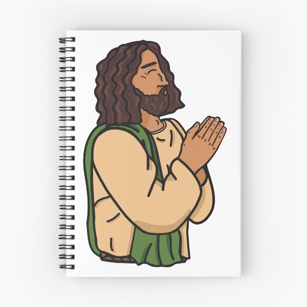 Item preview, He Hears You — Jesus Praying Illustration designed and sold by TheUnraveled.