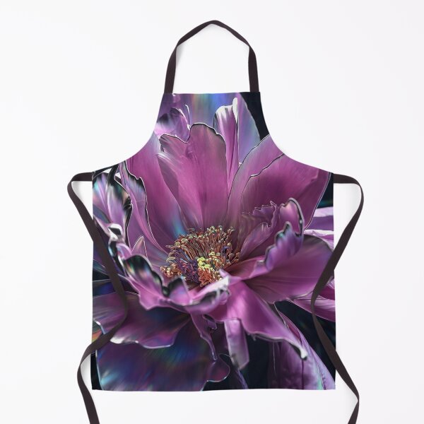 Item preview, Iridescent Cyberpunk Neon Peony Flower designed and sold by Apex_Visuals.