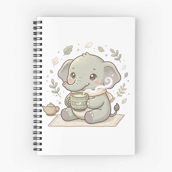 Item preview, A Cute Elephant - Matcha Latte Pastel Sage Green designed and sold by DigitfanStudio.