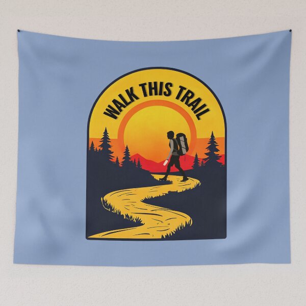 Item preview, Walk this trail, outdoor adventure designed and sold by YEMIDELDESIGNS.