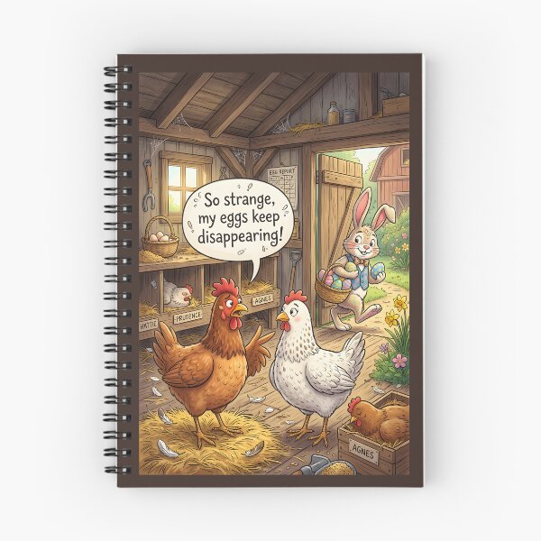 Item preview, Chicken Complaining about disappearing eggs designed and sold by Museum Of Non-Existing Art.