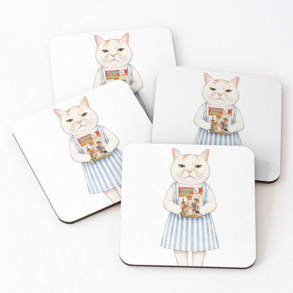 Item preview, Cat Reading "A Nobody's Country Within" designed and sold by Komatoya.