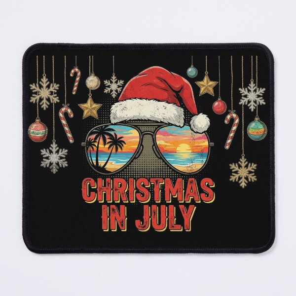 Item preview, Christmas In July Aviator Sunglasses Hat Shirt designed and sold by TeNovaStudio.