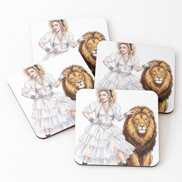 Item preview, Pop Queen with Lion designed and sold by Hen-C-Art.