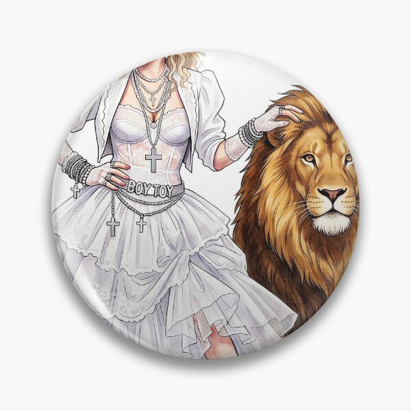 Item preview, Pop Queen with Lion designed and sold by Hen-C-Art.