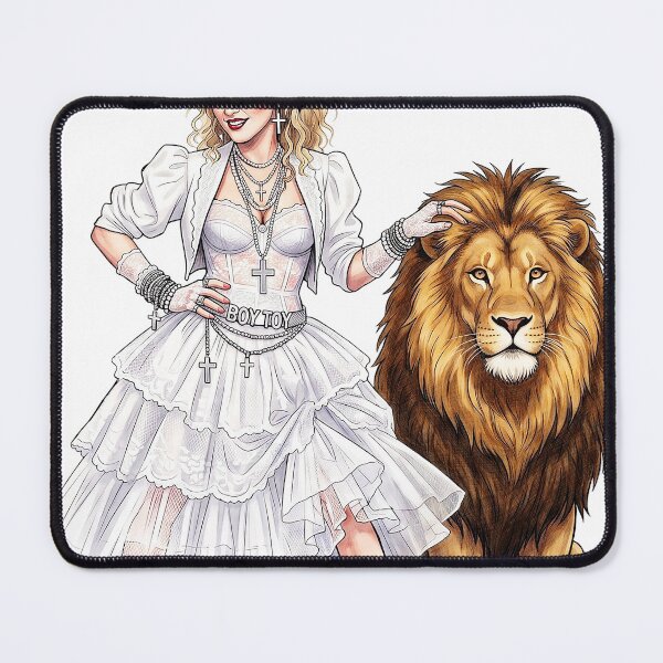 Item preview, Pop Queen with Lion designed and sold by Hen-C-Art.